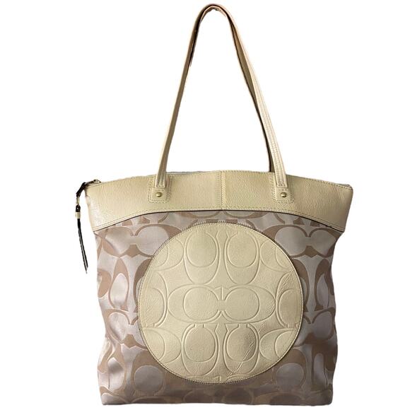 Coach Signature CC Laura Purse Tote F18335 - Picture 1 of 12
